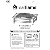 Realflame 946 Hamilton manual cover