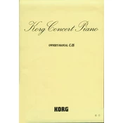 KORG C-35 manual cover