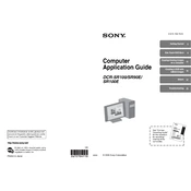 Sony DCR-SR90E manual cover