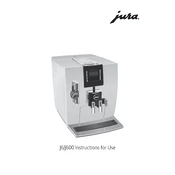 Jura J6 J600 Coffee Machine manual cover