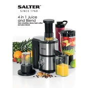 Salter EK4294 4 in 1 Juice and Blend manual cover