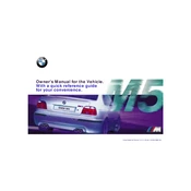 BMW 525i Sedan 5 Series 2001 manual cover