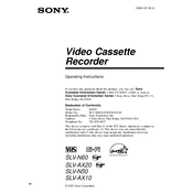 Sony SLV-AX10 manual cover