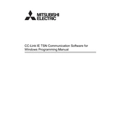 Mitsubishi Electric CC Link IE TSN manual cover