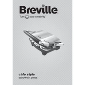 Breville VST025 manual cover