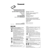 Panasonic CF-VZSU0PW, CF-VZSU0LW manual cover