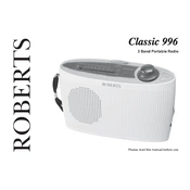 Roberts Classic 996 Analogue 2014 manual cover