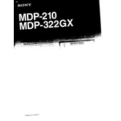 Sony MDP-210 manual cover