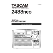 Tascam 2488neo manual cover