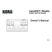 KORG nanoKEY Studio manual cover