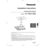 Panasonic ET-PKD130B manual cover