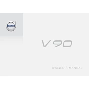 Volvo V90 2017 manual cover