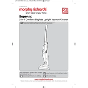 Morphy Richards 732007 SuperVac manual cover