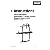 Thule Elite Van XT 307340 manual cover