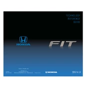 Honda Fit LX 2015 Technology manual cover