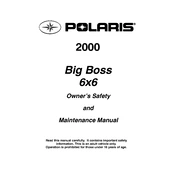 Polaris 2000 Big Bos 6x6 manual cover