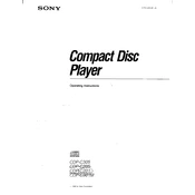 Sony CDP-C201 manual cover