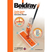 Beldray BEL0501 Turbo Sonic Spray Mop manual cover