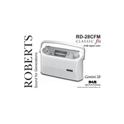 Roberts Gemini RD28 CFM DAB 0 manual cover