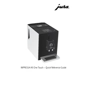 Jura Impressa A9 One Touch Coffee Machine Instruction manual cover