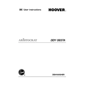 Hoover DDY 065TA-80 manual cover