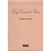 KORG C-46 manual cover