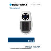 Blaupunkt B&M PTC Plug In Heater 359805 manual cover