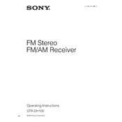 Sony STR-DH100 manual cover