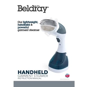 Beldray BEL01522HSMFOB Handheld Garment Steamer manual cover