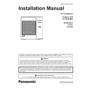 Panasonic CU-5E36QBU manual cover