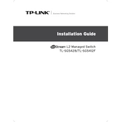 tp-link TL-SG5428 manual cover