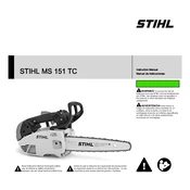 Stihl MS 151 TC-E manual cover