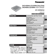 Panasonic CF-VDR291U manual cover