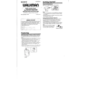 Sony WM-FX101 manual cover