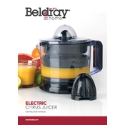 Beldray EK 3071BAZ Electric Citrus Juicer manual cover