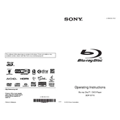 Sony BDP-S770 manual cover