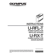 Olympus U-RFL-T, U-RX-T manual cover