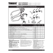 Thule Speedway 961XT manual cover