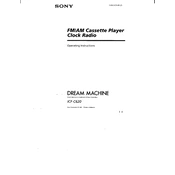 Sony ICF-C620 manual cover