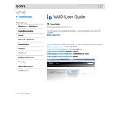 Sony SVS13A2 manual cover