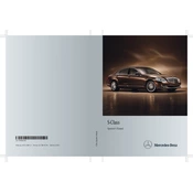 Mercedes-Benz S-Class 2013 manual cover