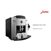 Impressa F70 F707 Coffee Machine manual cover