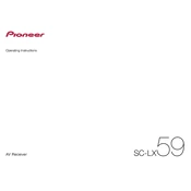 Pioneer SC-LX59 Receiver