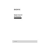 Sony STR-DH770 manual cover