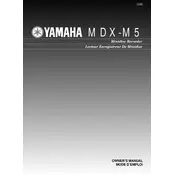 Yamaha MDX-M5 Recorder manual cover