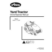 Ariens High Sierra 934027-YT 2248 2000 Tractor manual cover