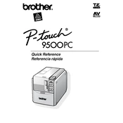 Brother P-touch PT-9500PC manual cover