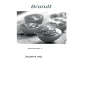 Brandt AD658XC1 Hood manual cover