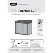 Keter Premier XL Shed manual cover