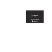 Citizen 8676 Watch manual cover